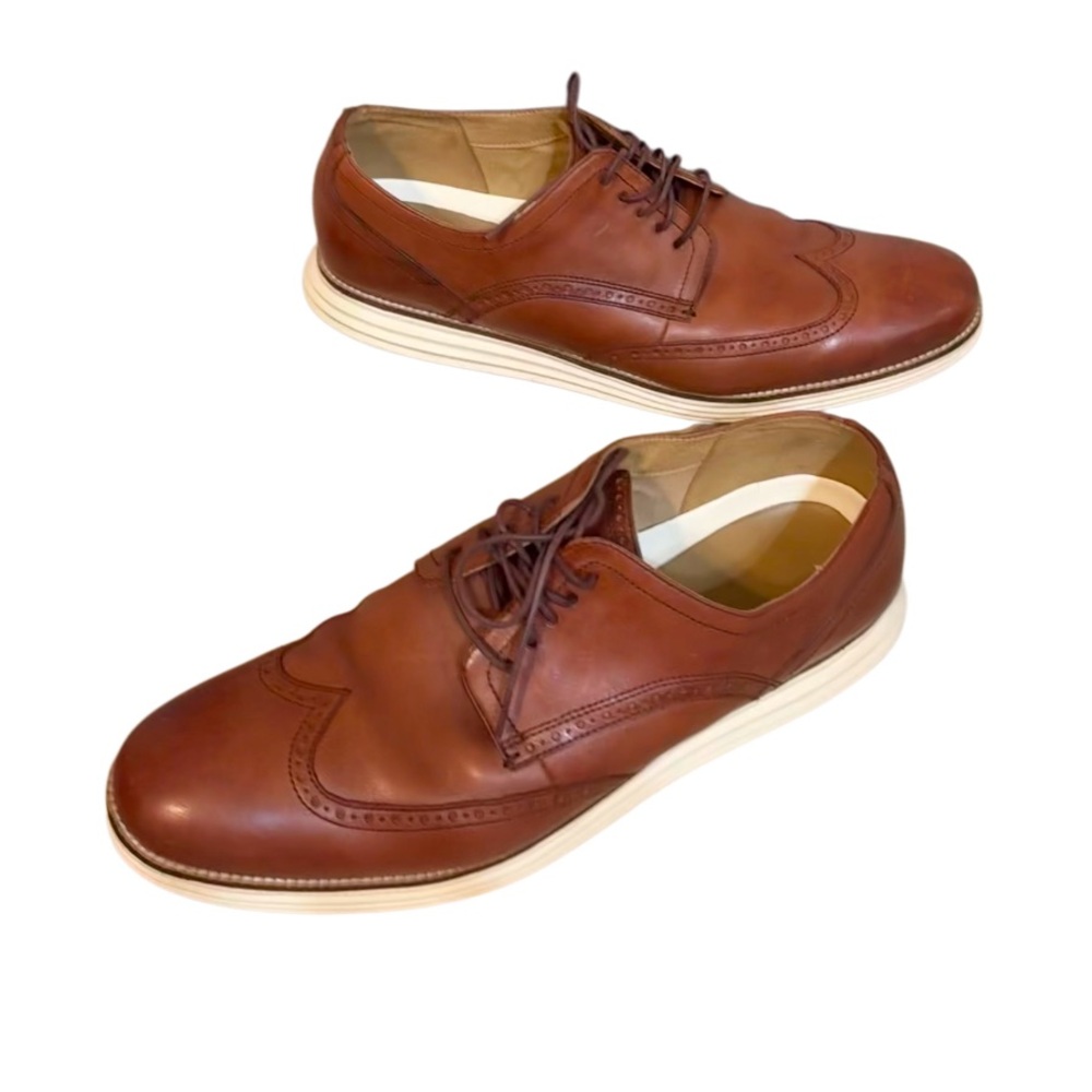 Cole Haan Brown Leather Oxfords - Picture 14 of 16